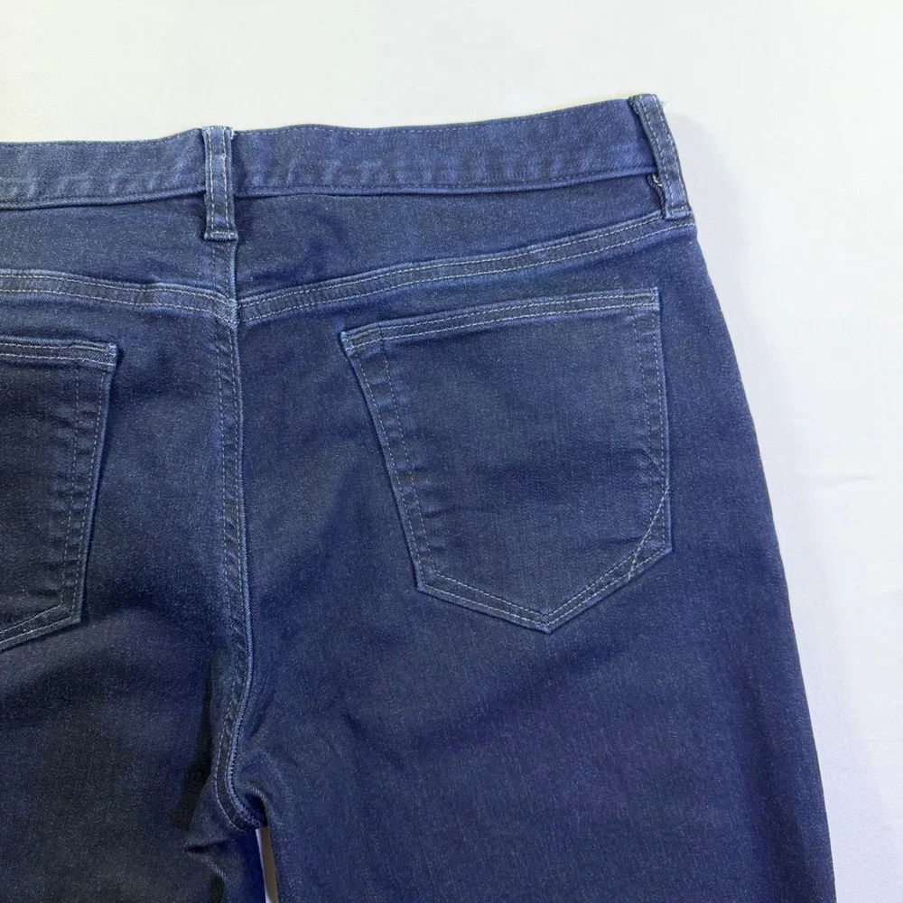 Banana Republic Traveler Slim Fit Jeans Mens 34x34 Dark‎ Wash Indigo Denim Pants